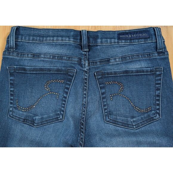Rock & Republic Berlin Skinny Jeans Women’s Size 10 – Mid Rise Stretch Denim - Picture 6 of 9